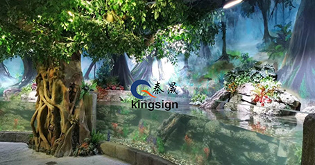 Proyekto ng aquarium ng karagatan.