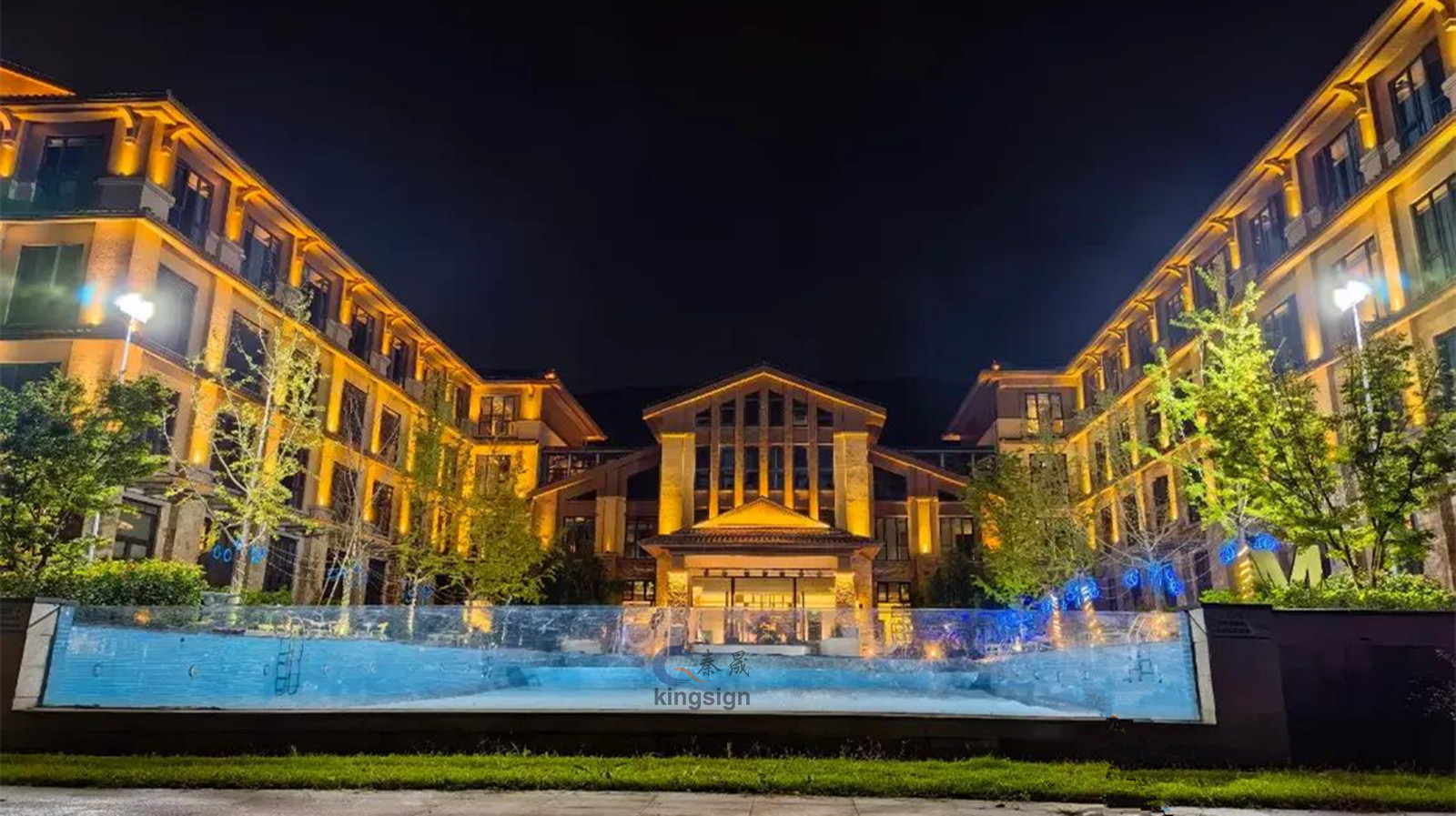 Acrylic panel para sa luxury swimming pool window