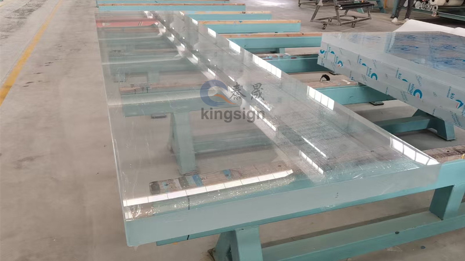 Kingsign 100mm makapal na acrylic pool window panel